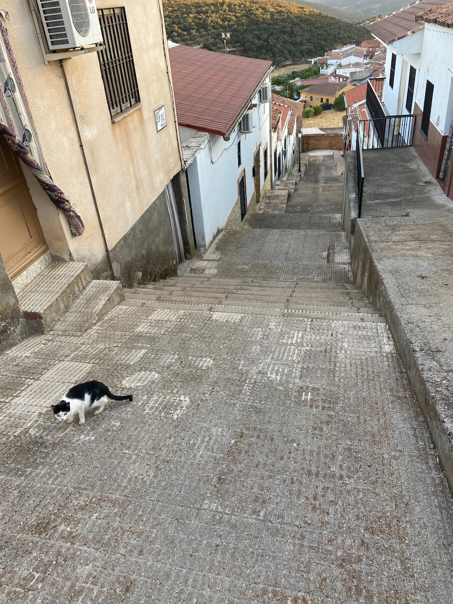 Calles en pendiente de El Hoyo