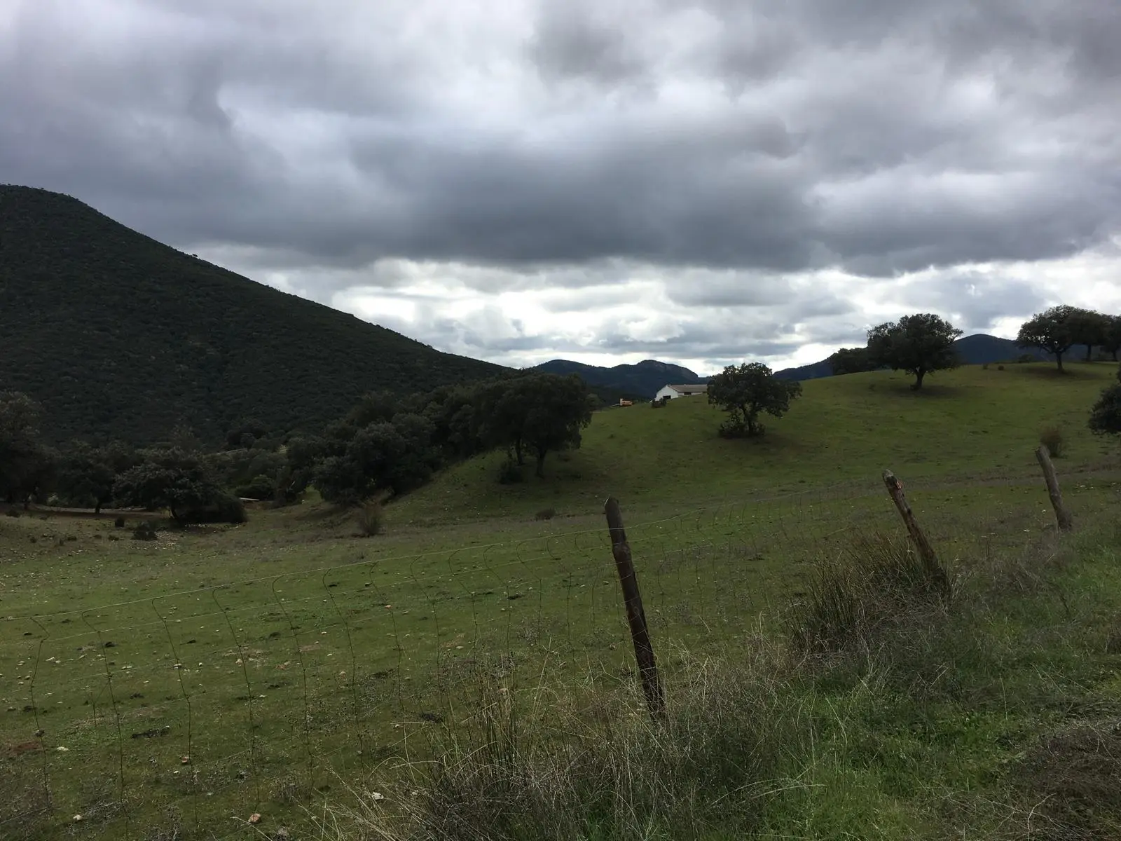 Casa de la Paja dentro del paisaje de la romería de San Isidro