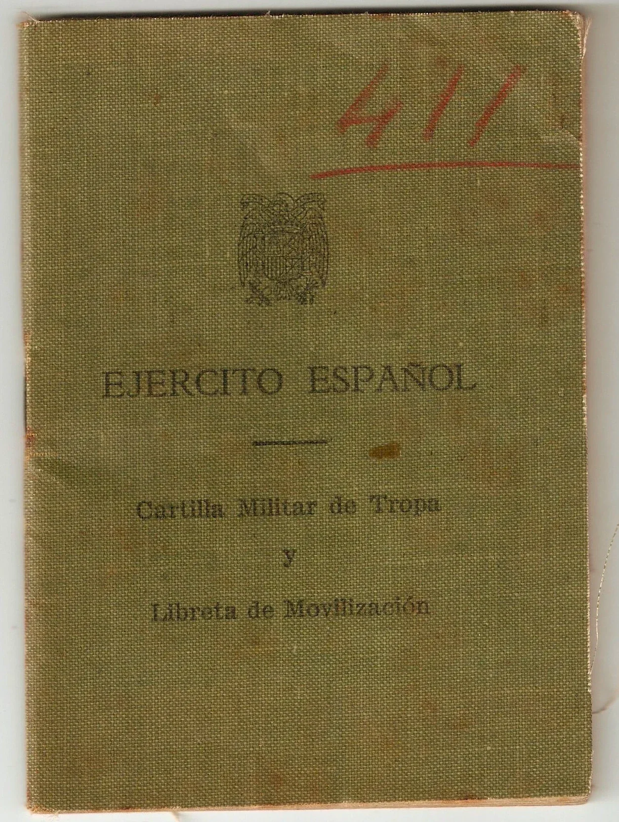 Cartilla militar española de 1957