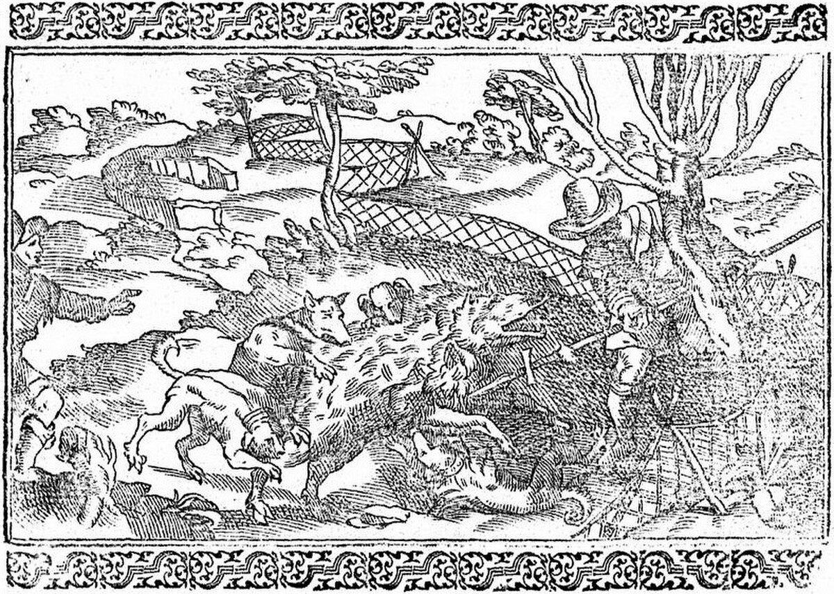 Escena de caza del Libro de la Montería