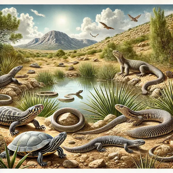 Reptiles de El Hoyo