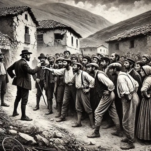 Recreación de un conflicto vecinal por terrenos comunales
