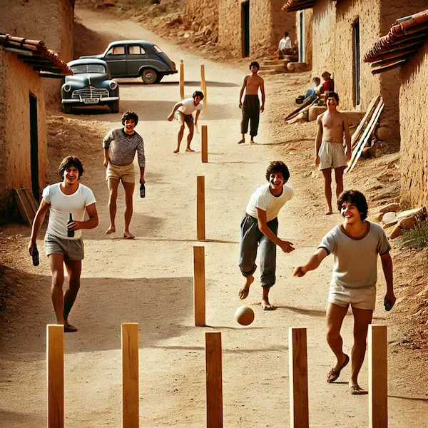 Juego de bolos en El Hoyo